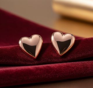 Toto je 🎄dar ktorý je poctivo, ručne vyrobený na Slovenku. Hodnotný, luxusný a efektný. Srdcia v ružovom alebo žltom 14kt...